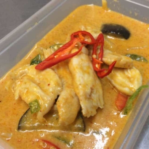 Red curry chicken