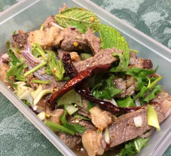 grilled beef salad