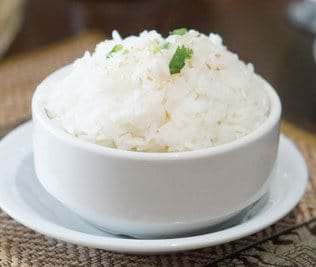 Coconut rice, Jasmine rice